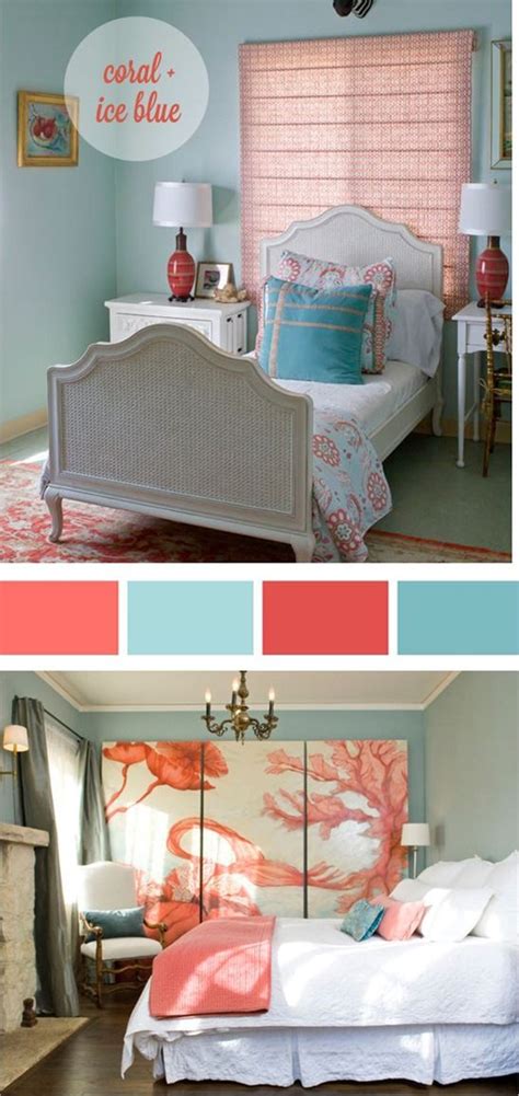 Decorating With Coral Coral Bedroom Coastal Bedrooms Bedroom Art Above Bed