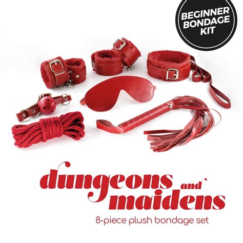 CRUSHIOUS DUNGEONS MAIDENS BDSM KIT RED