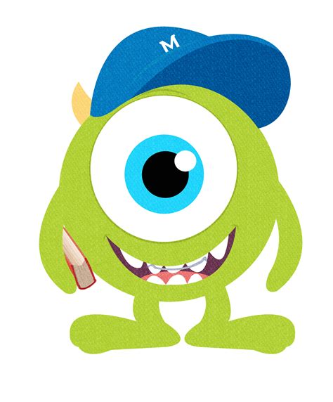 Mike Wazowski Cute Monsters Sa Png