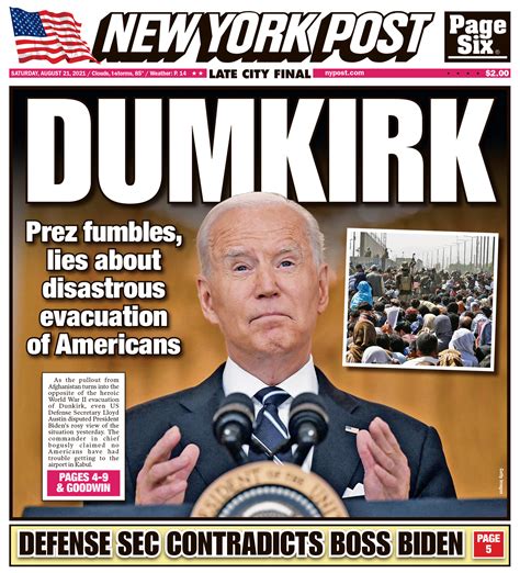 The Best New York Post Covers That Defined 2021