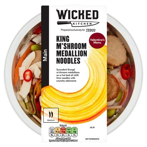 Wicked Kitchen King Mshroom Noodles 360g Tesco Groceries