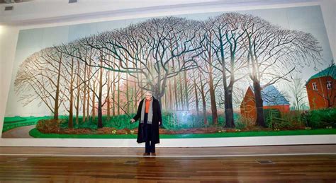 David Hockney Exhibit At The Royal Academy Of Arts London David