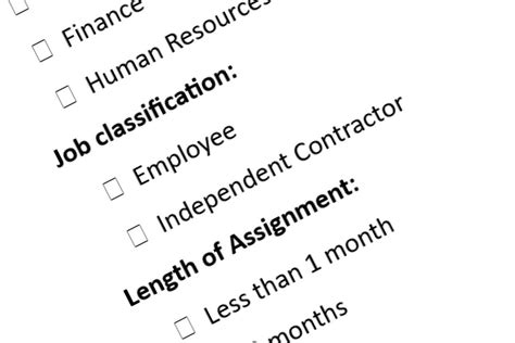 Job Classification Employee Or Independent Contractor