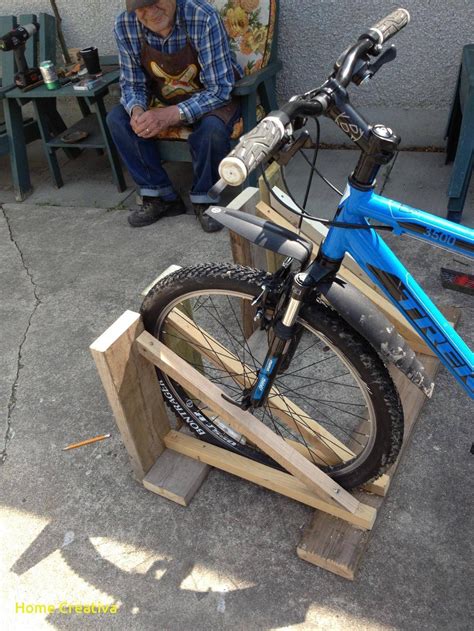 Diy Wood Bicycle Stand
