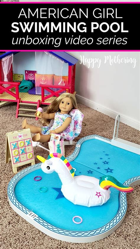 American Girl Swimming Pool Unboxing And Review American Girl