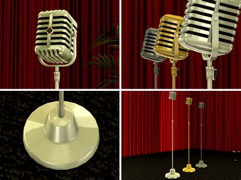 The Sims Resource Vintage Microphone