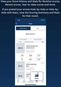 The member club database includes contact information, course rating data and direct links to the club's home page. GHIN App - Miami Valley Golf