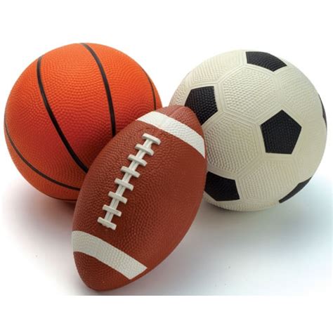 Sports balls for each sports fan in the family. Inflatable Sports Balls Set of 3 B90747 > Balls & Ball Accessories > Alco of Canada