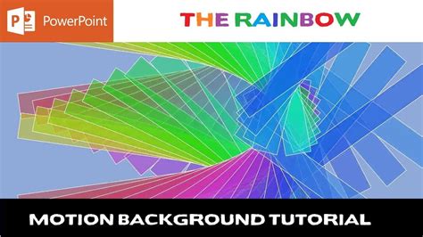 The Rainbow Animation In Powerpoint Tutorial