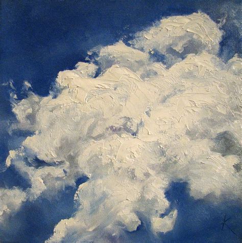 Kim Blair Sky And Cloud Painting Blue Sky I By Canadian Artist Kim Blair