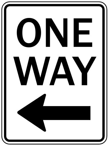Pix For One Way Sign Clipart Best Clipart Best