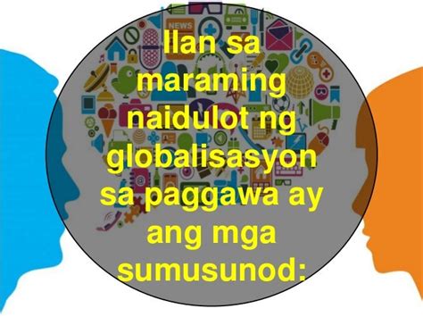 Globalisasyon Poster Slogan Tungkol Sa Mga Isyu Sa Paggawa Narito Ang