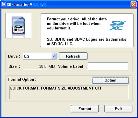 The protected area shall be formatted by an appropriate pc application or sd host devices that provide sd security. format - How can I factory reset my microSD card - Super User