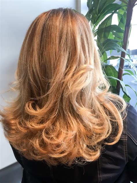 Use our simple tips on how to successfully style your hair in no time at all! Thick blond hair salon victor victor round brush blowdry ...