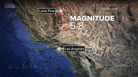 Video 5 8 Magnitude Earthquake Shakes California Abc News