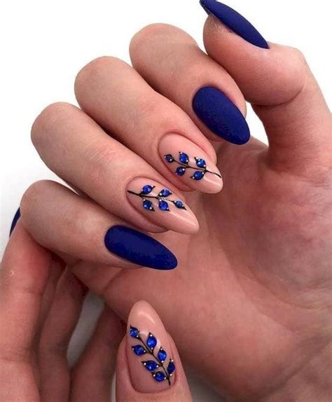 Uñas Acrilicas Azules Rey 2019 - Sencillas de Unas
