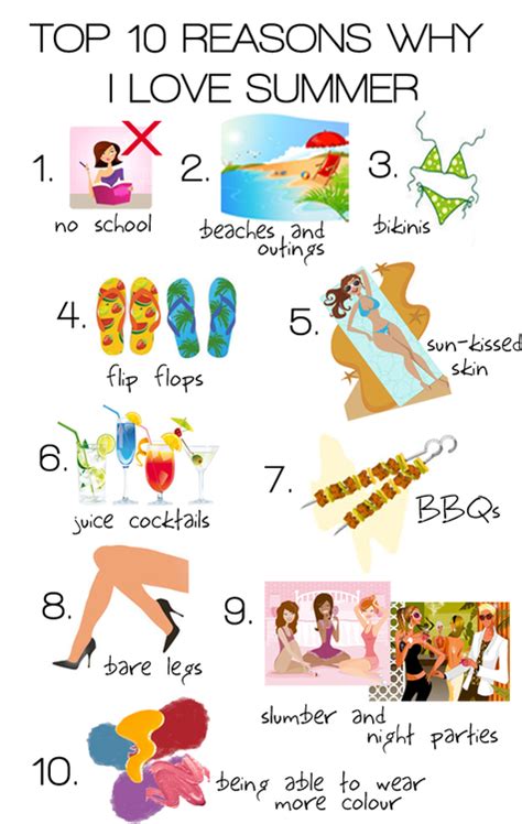Top 10 Reasons Why I Love Summer Pictures Photos And Images For
