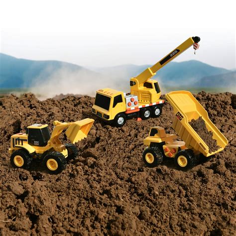 Maxx Action Mini Dig Construction Vehicles 3 Pack Assortment Walmart