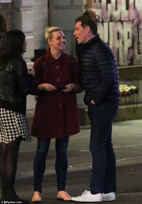 bobby flay puts on affectionate display with masters of sex s helene yorke in new york daily