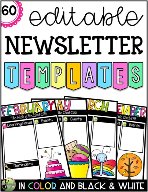 60 Editable Weekly Newsletter Templates For The Busy Teacher Thats A