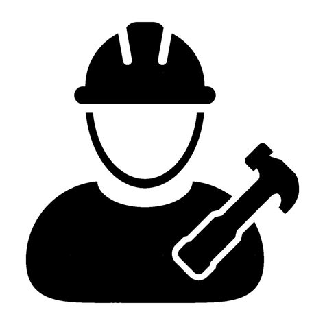 57495167 Worker Icon Mechanic Craftsmen Engineer Workman Construction