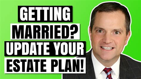 Getting Married Update Your Estate Plan Youtube