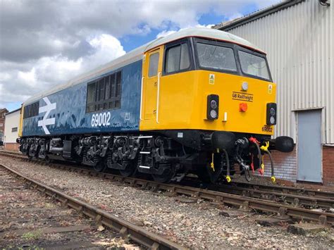 Class 69 Locomotive Unveiled In Br Large Logo Another Special Livery