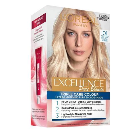 Buy L Oreal Excellence Creme 01 Very Light Natural Blonde Hair Colour Online At Chemist Warehouse®