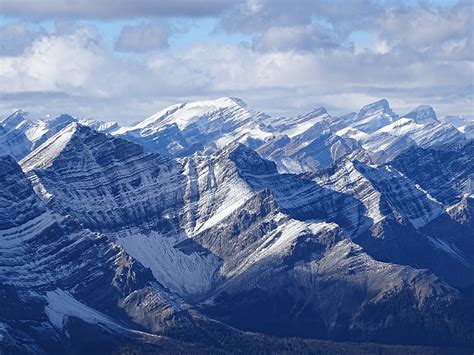 Free Photo Rockies Cascade Mountain Rugged Rocks Alberta Banff