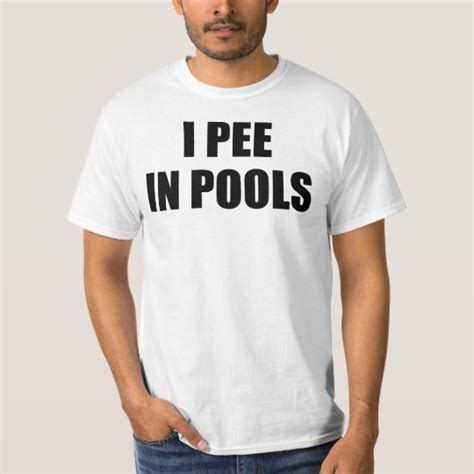 I Pee In Pools Funny Humor Mens T Shirt