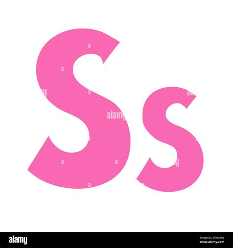 Doodle Playful Letter S Uppercase Lowercase Abc Colorful Cartoon Funny