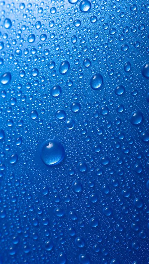 Blue Water Drops Wallpaper Wallpapersafari