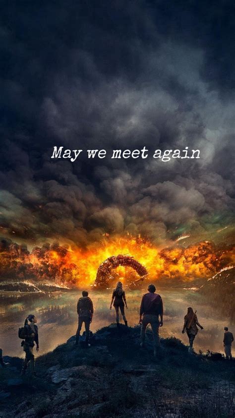 In love, may you find the next. May we meet again | The 100 poster, The 100 show, The 100 characters