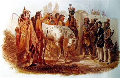 Native Americans Meet With White Men David Valenzuela