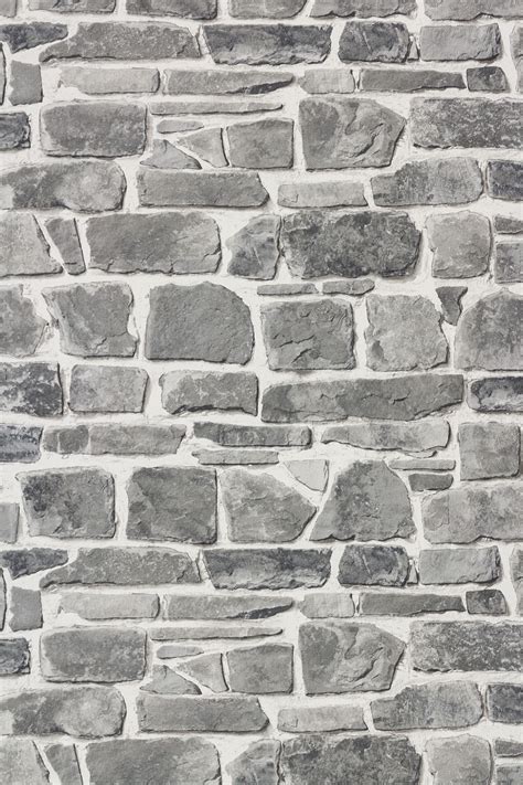Stone Wallpaper Rasch 265620 New Stone Wall Grey