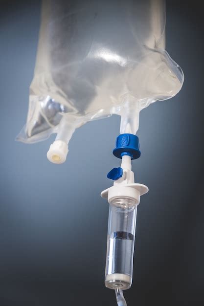 Intravenous Drip Equipment In Hospital Premium Photo