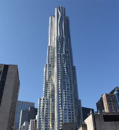 Frank Gehry Carbonite Tower Architectuur New York Reizen
