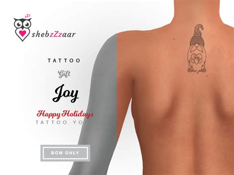 Second Life Marketplace Shebzzzaar Tattoot Joy Bom Add