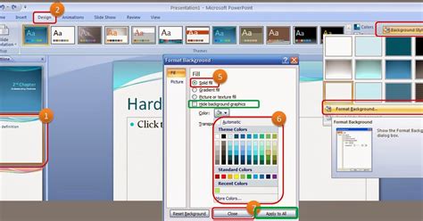 Mengganti Background Slide Dengan Warna Solid Powerpoint Interaktif