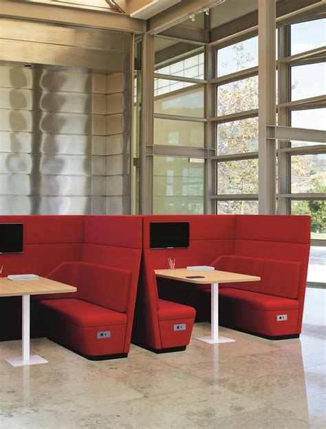 Arcadia Co Op Private Love Seat Booths With Integrated Tables