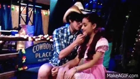 Check out sam and cat tomorrow at 8pm/7c on nick. Cat & Robbie kiss Victorious on Make a GIF