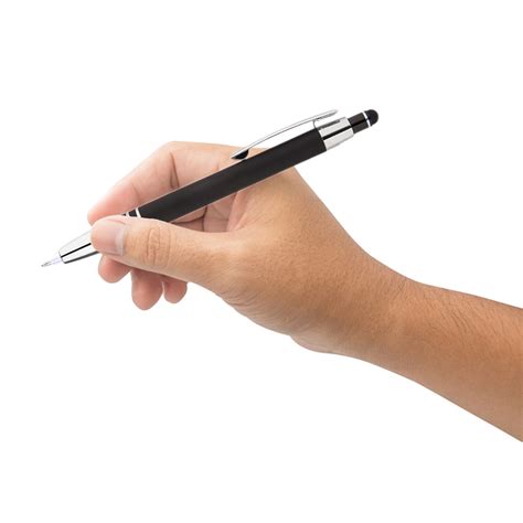 Pen With Light On Tip 3 In 1 Stylus Led Torch Writing Pen Black T