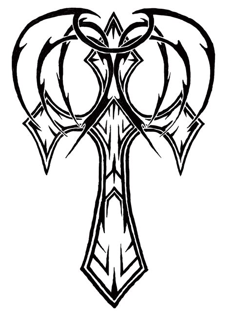 Drawing Of Crosses Clipart Best