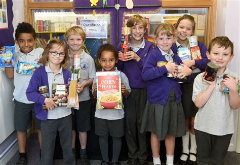 Pupils At Mellis Church Of England Primary School Praised For Foodbank