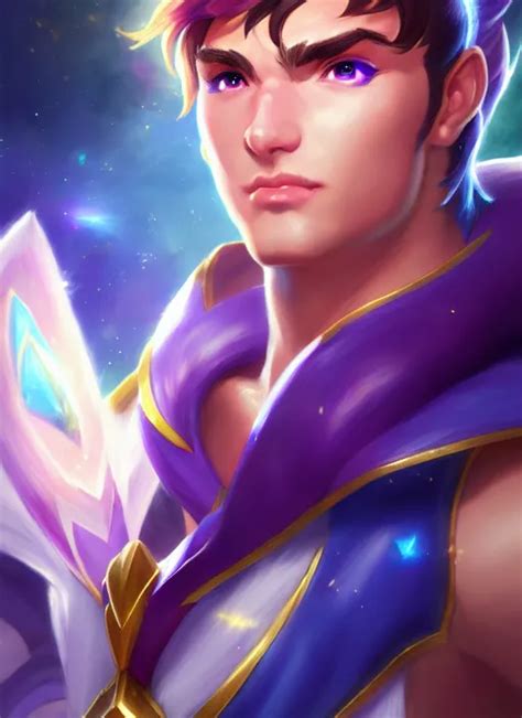 Portrait Of Star Guardian Garen From League Of Stable Diffusion Openart