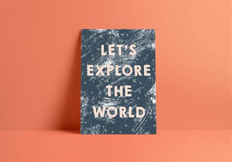 Lets Explore The World Quote Print For Nurserys Playrooms Etsy Uk