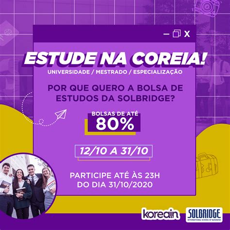 Bolsa De Estudos Na Coreia Do Sul