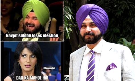 Navjot Singh Sidhu S Punjab Elections Loss Sparks A Hilarious Meme Fest