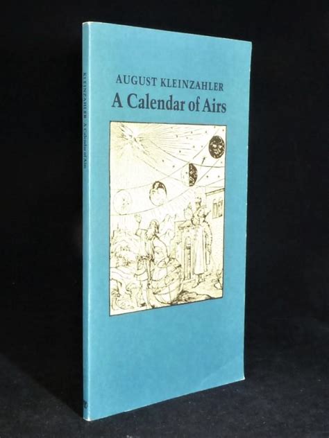 A Calendar Of Airs First Edition1st Printing By Kleinzahler August