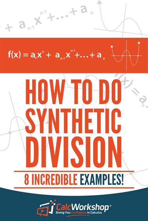 It is mostly taught for division by linear monic polynomials (known as the ruffini's rule). How to Do Synthetic Division (8 Powerful Examples!)